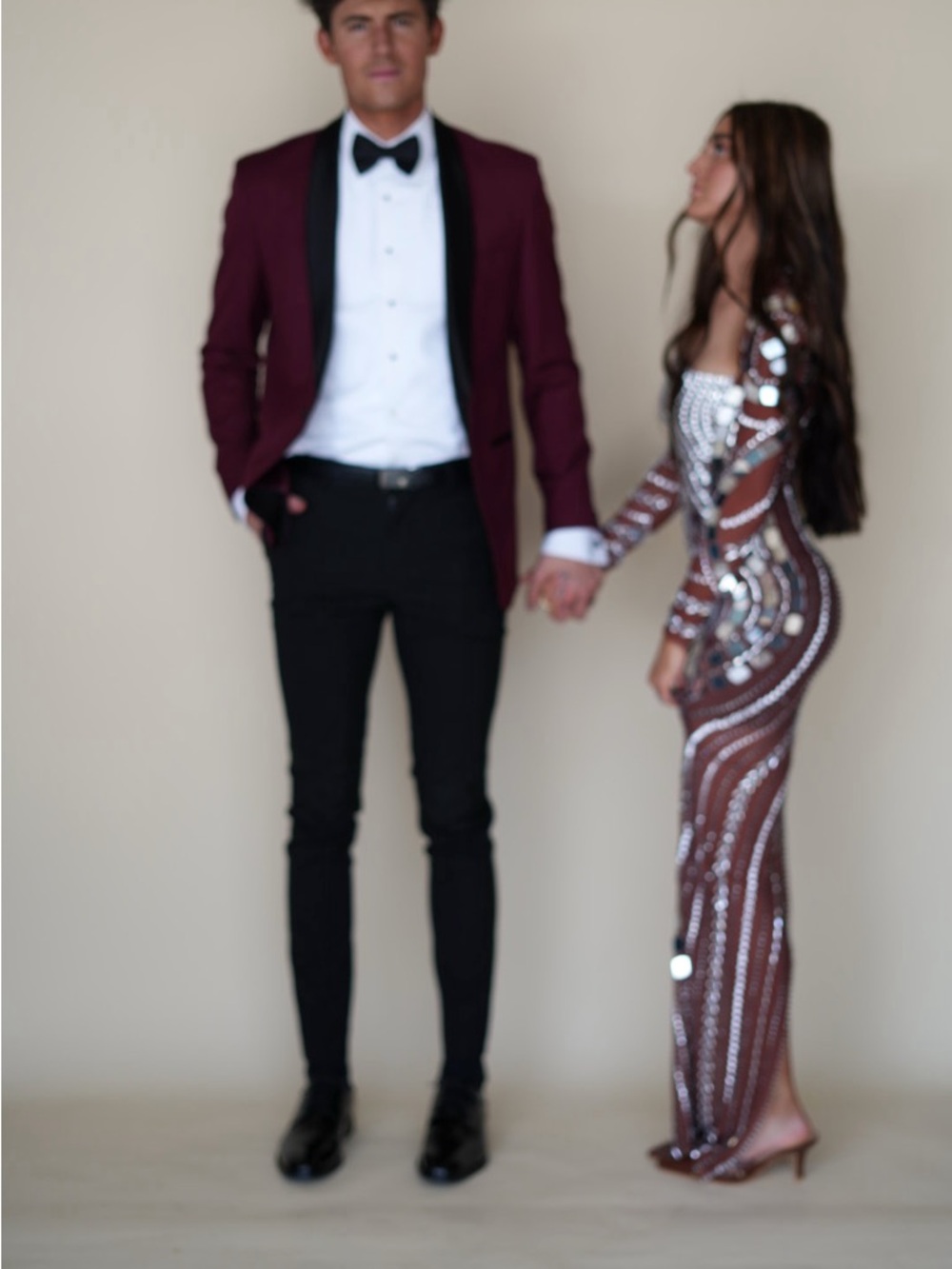 Unique Mirror Maxi Dress XS